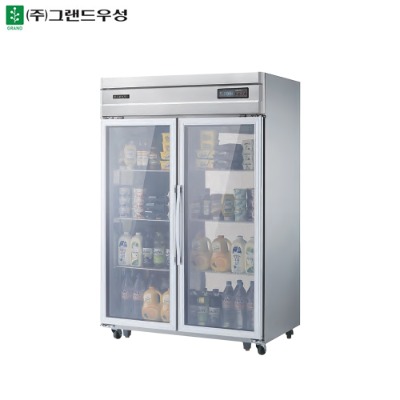 [그랜드우성] 고급형 간냉식 45박스 유리문 냉장냉동고 업소용